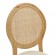 Καρέκλα Canco pakoworld φυσικό rubberwood-φυσικό rattan 50x55x98εκ