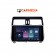 CARMEDIA CM210C-13 TABLET 10'' OEM TOYOTA LAND CRUISER 2019+