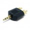 CABLEXPERT 3.5MM PLUG TO 2 x RCA PLUG STEREO AUDIO ADAPTER