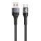 USAMS καλώδιο USB-C σε USB US-SJ536, 66W, 480Mbps, 1.2m, μαύρο