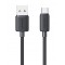 USAMS καλώδιο USB-C σε USB US-SJ688, 15W, 480Mbps, 1m, μαύρο