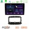 Bizzar xt2 Series 4core Android13 2+32gb  Fiat 500 2016> Navigation Multimedia Tablet 9 u-xt2-Ft1150