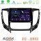 Bizzar xt2 Series 4core Android13 2+32gb Mitsubishi L200 2016-&Gt; &Amp; Fiat Fullback (Auto A/c) Navigation Multimedia Tablet 9 u-xt2-Mt0719